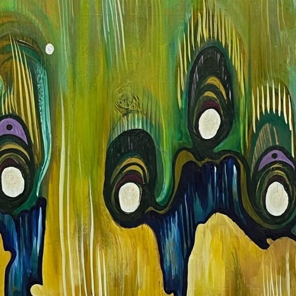 15.5”x 14” original acrylic on board - Picture 3 of 5